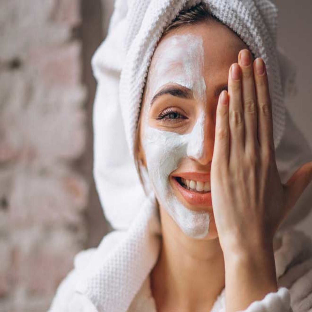 Professional facial treatment at Radiance Salon